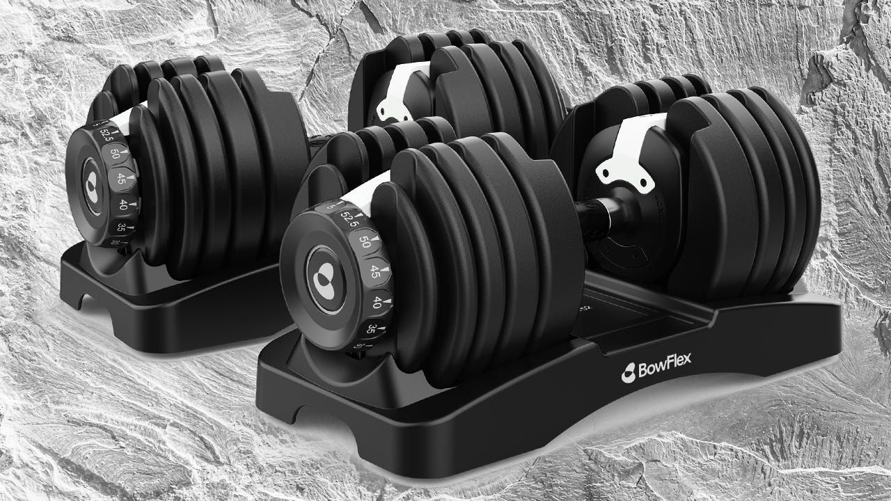 Bowflex SelectTech Adjustable Dumbbells Are Over 50% Off in the Amazon Spring Sale