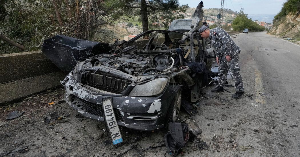 Israeli Strike Kills 3 Journalists in Southern Lebanon, Officials Say